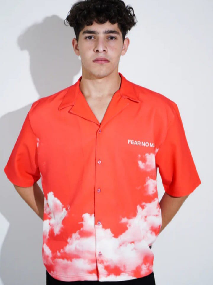 Uptown Funky Men's Heads in The Clouds Shirt